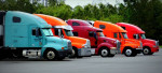 Weer een rijtje trucks gespot...